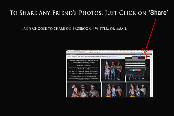 How to Share a Photo Instructions