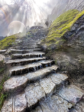 600 Steps Up the Mist Trail; Epic Spray from Vernal Falls