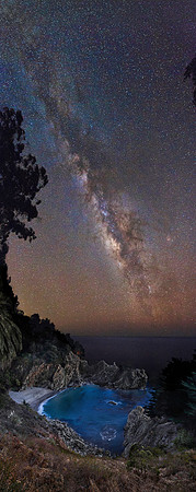 Milky Way @ McWay Falls,  Big Sur State Park