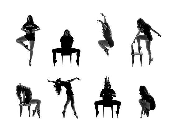 Catherine Collage 24x30 BW