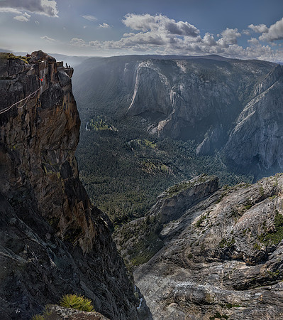 El Capitan from Taft Point Slackline
