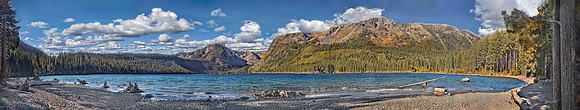 "Majestic Diversity"  aka Fallen Leaf Lake and Mt Tallac  30" x 160"