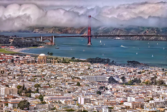 What a Day, from the 55th Floor, 555 California Street