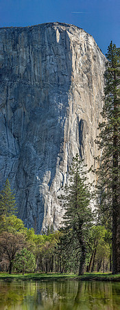 One orange portaledge, and a blue sky