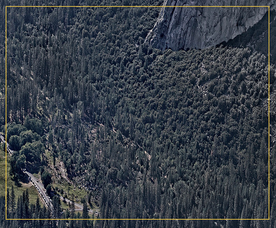 Inset Detail El Capitan from Taft Point