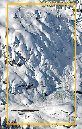 Closeup Swatch showing detail of "100 Turns..."